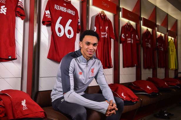 Win a Liverpool shirt signed by Trent Alexander-Arnold