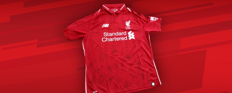 Win a signed Liverpool shirt