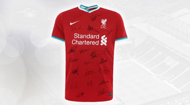 Win a signed Liverpool shirt