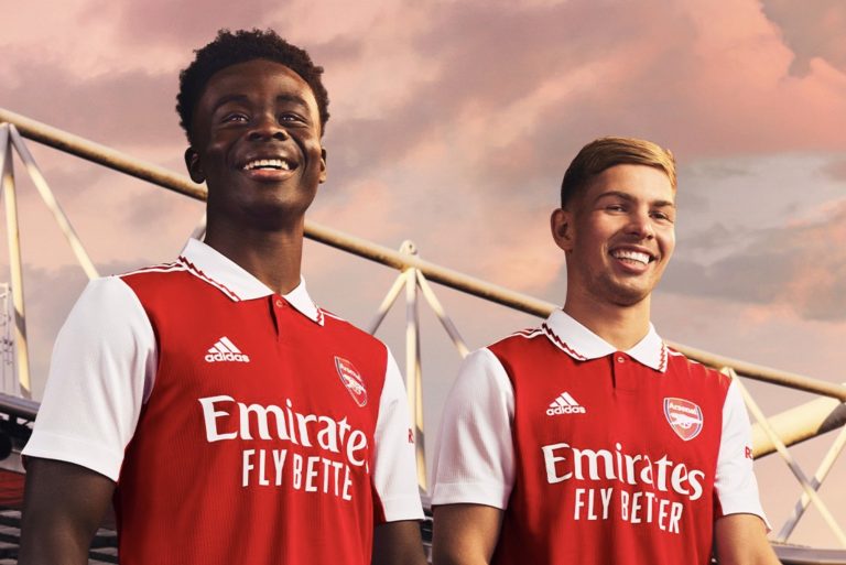 Win a brand new Arsenal home shirt