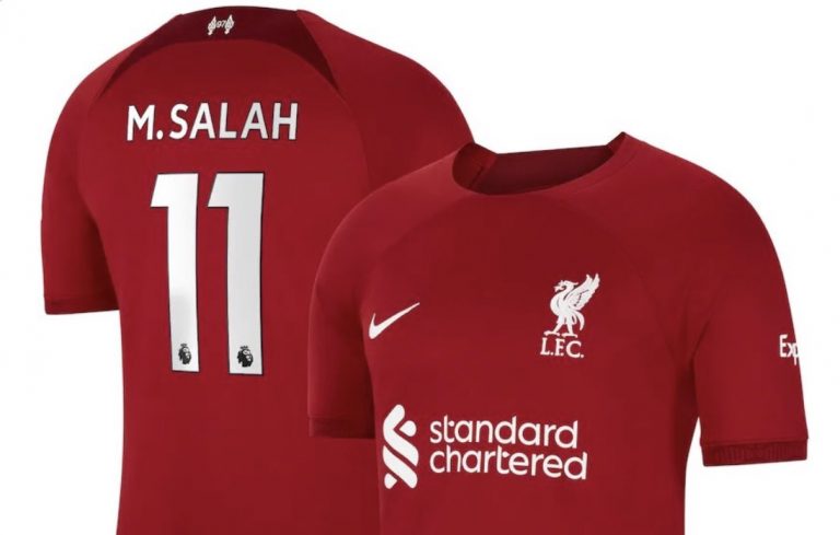 Win a Mo Salah 11 Liverpool Home Shirt