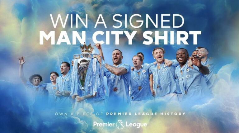 Win a signed Man City shirt