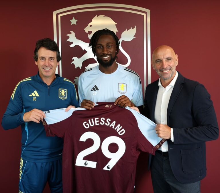 Win a signed Evann Guessand Aston Villa Shirt