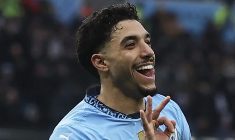 Win a signed Marmoush Man City shirt