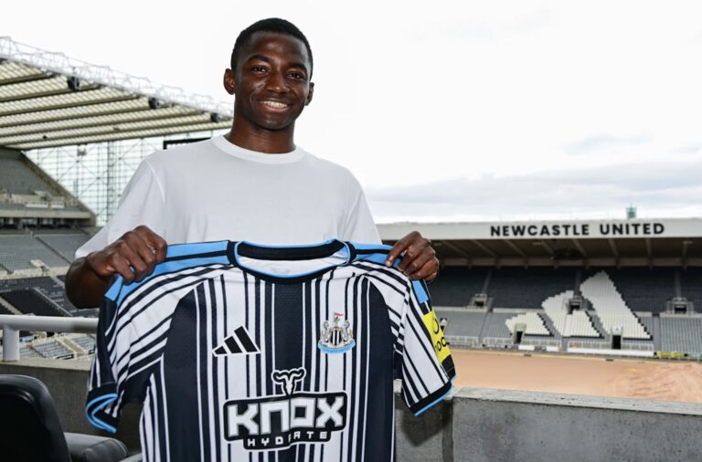 Win a Newcastle United shirt signed by Bazoumana Toure